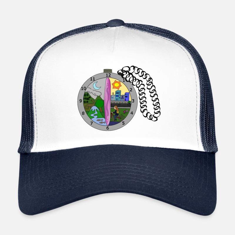 Zeitreise Uhr Trucker Cap