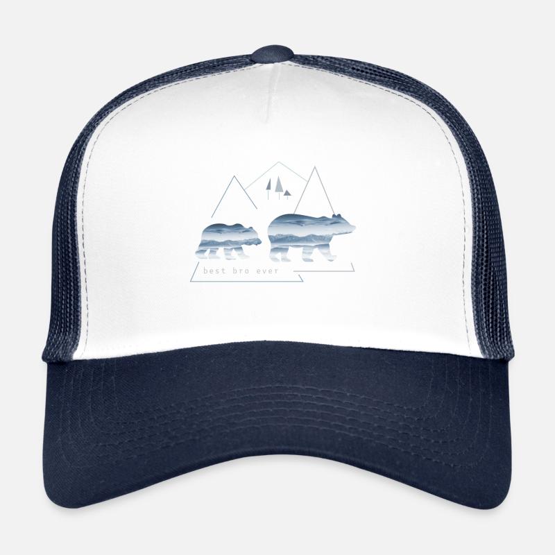 Best bro ever Bester Bruder Großer Bruder Trucker Cap