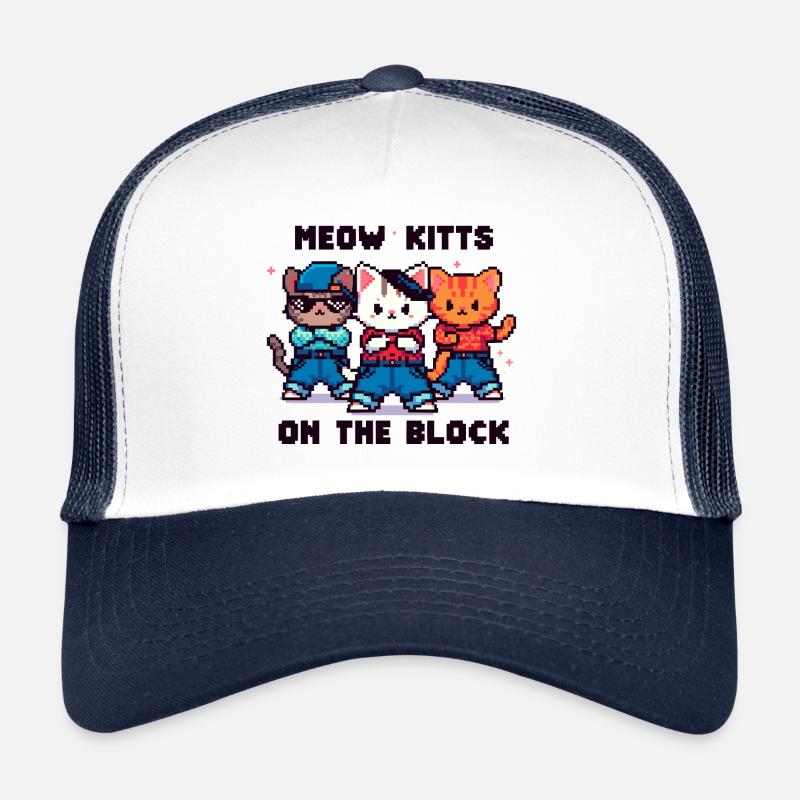 Meow Kitts On The Block Trucker Cap