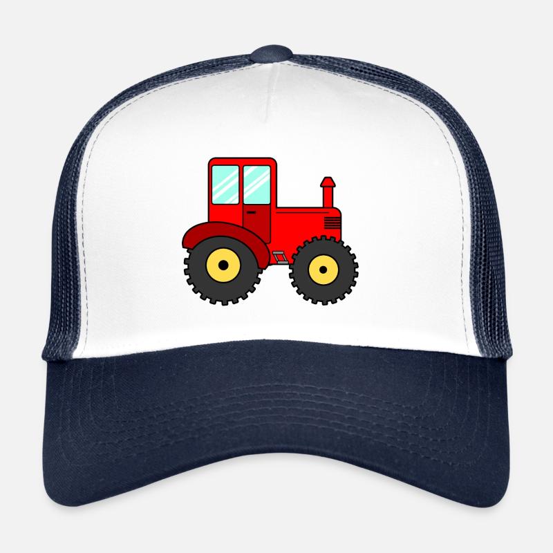 Tracteur Rouge Casquette trucker 