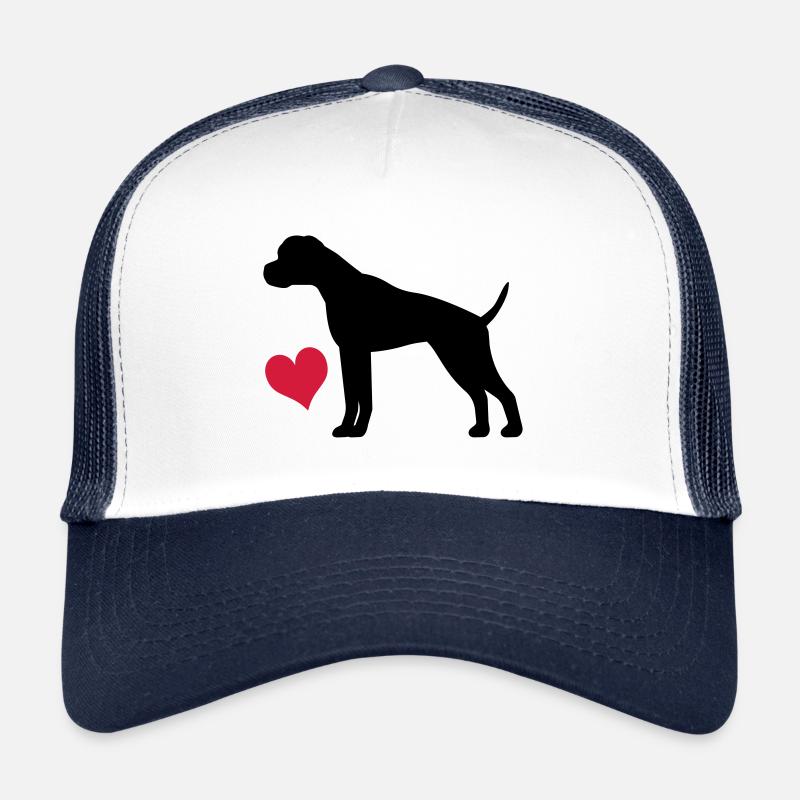 Boxer - Trucker Cap - Weiß/Navy