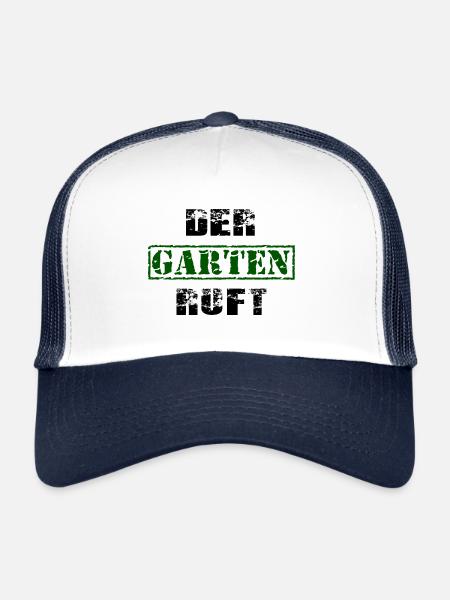 Garten - Trucker Cap - Weiß/Navy