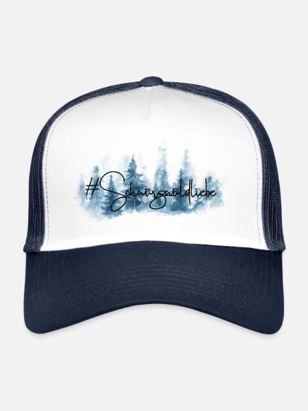 Schwarzwaldliebe Nebel Schwarzwald - Trucker Cap - white/navy - Front