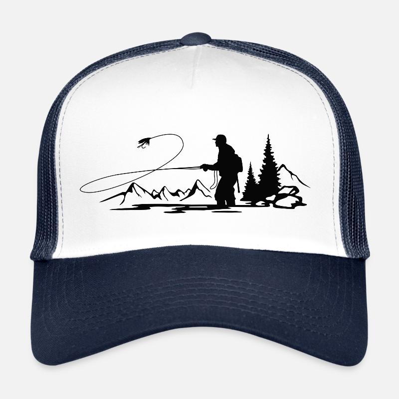 Pêche à la mouche dans le Sauerland Casquette trucker 