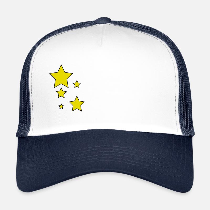 Étoile jaune Casquette trucker 