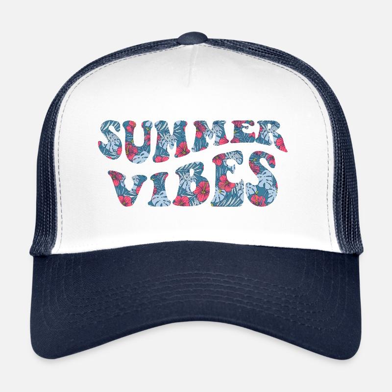 Summer Vibes Summer Mood Holiday Trucker Cap