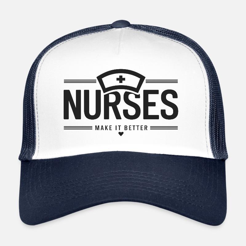 Nurses Krankenschwester Arzthelferin Spruch Zitat Trucker Cap