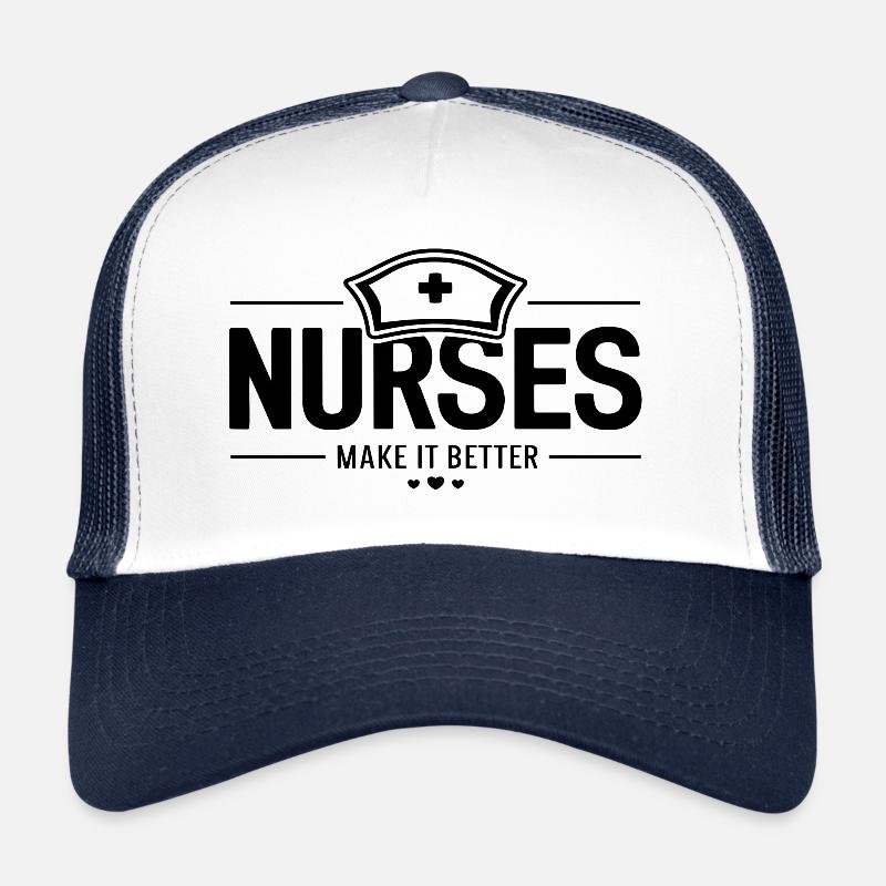 Infirmières, infirmière, assistante médicale, citation Casquette trucker 