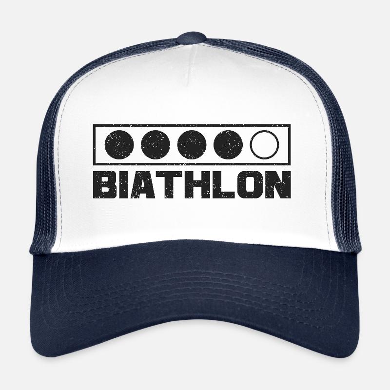Biathlon Shooting Range Winter Sports Trucker Cap