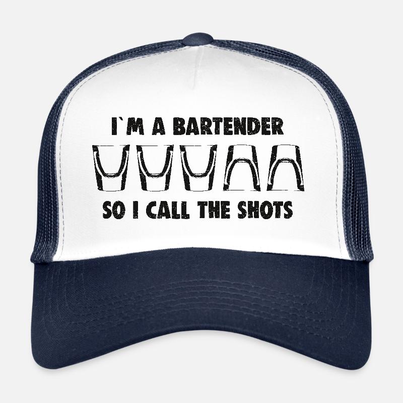 Bartender Bartender Casual Saying Trucker Cap