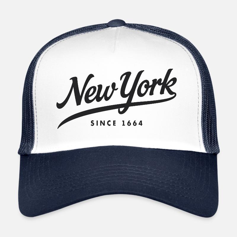 New York Big Apple Since 1664 Trucker Cap