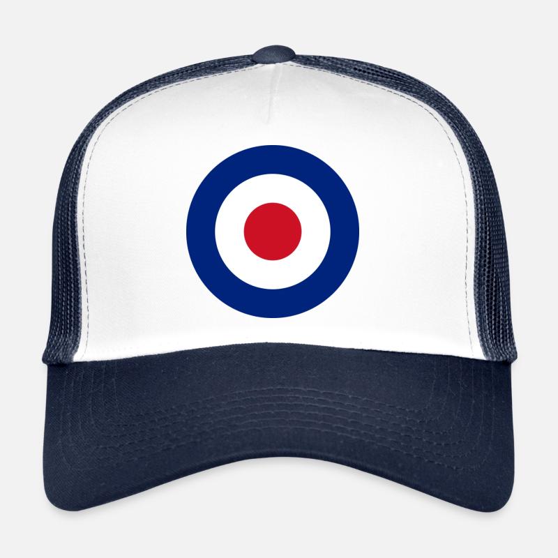 Roundel - Trucker Cap - Weiß/Navy