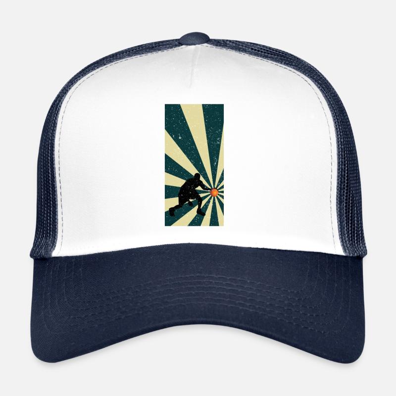 Basket-ball basket-ball équipe de basket - Casquette trucker  - blanc/marine