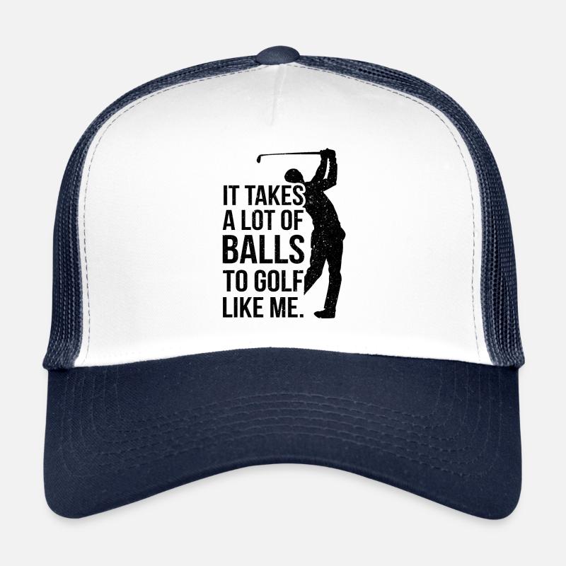 Golf Golfer Golf Course Golfer Trucker Cap