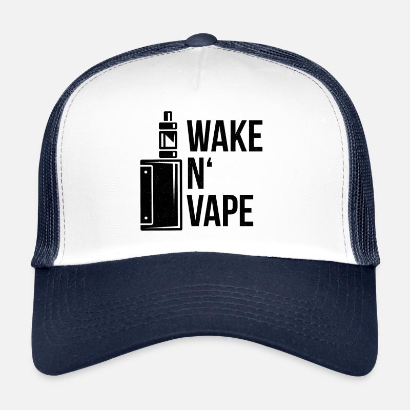 Vape vaping vapeur e-cigarette fumeur Casquette trucker 