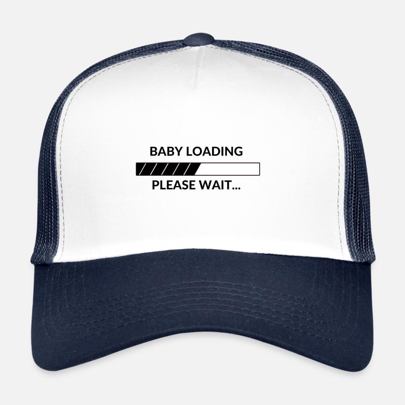 Baby Loading Please Wait Trucker Cap