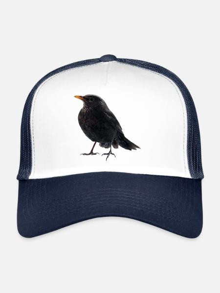 Amsel Drossel - Trucker Cap - Weiß/Navy - Vorne