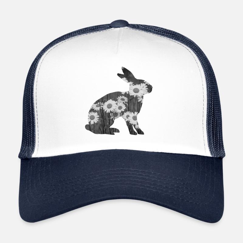 Ostern Osterhase - Trucker Cap - Weiß/Navy