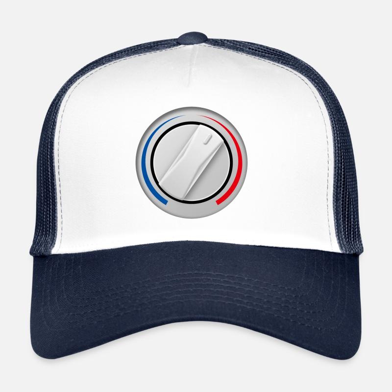 Rotary knob for operating a washing machine. Trucker Cap