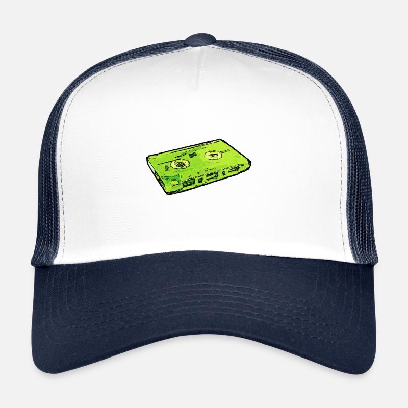 Cassette Retro Cassette Casquette trucker 