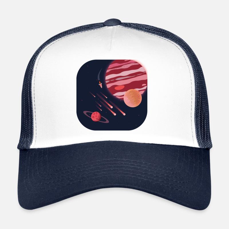 Planet red space planet space Trucker Cap