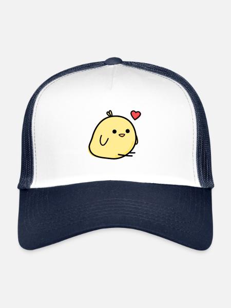 Little chick - Trucker Cap - white/navy - Front