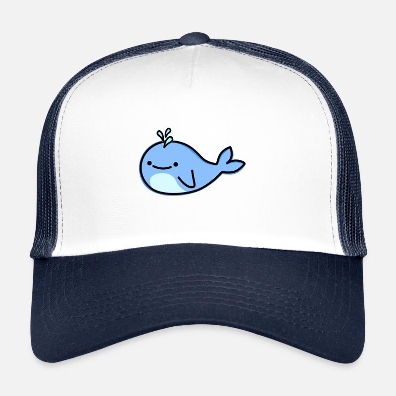 Baleine mignonne Casquette trucker 