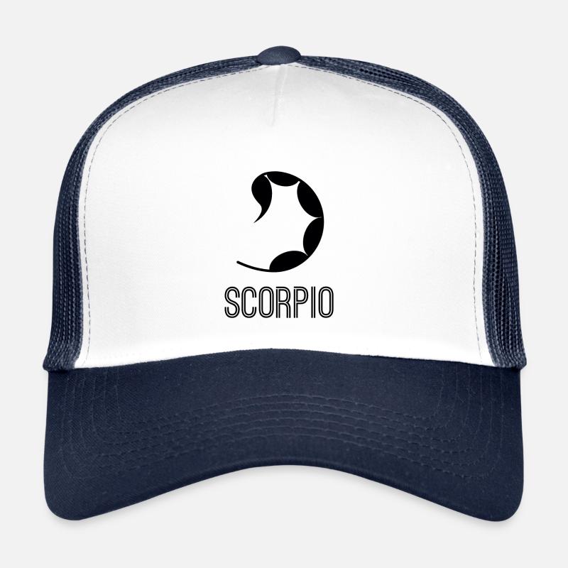 Scorpio - Trucker Cap - white/navy