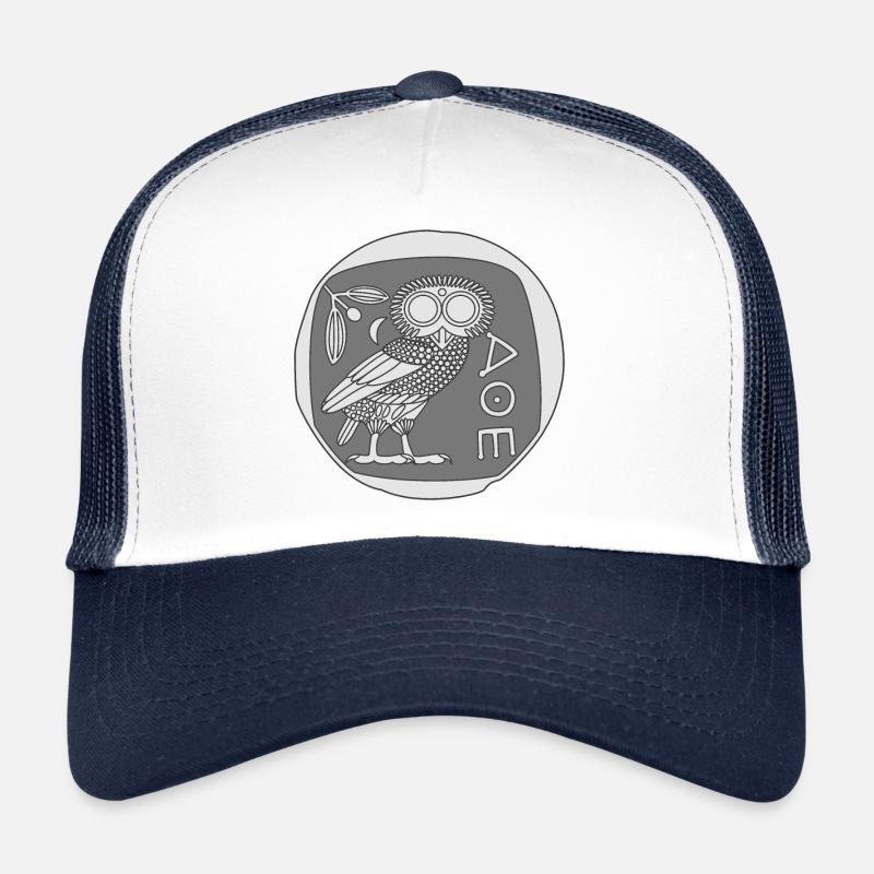 Eule der Athene [Münze] Trucker Cap