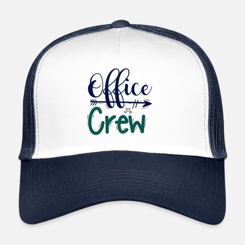 office crew office team Trucker Cap