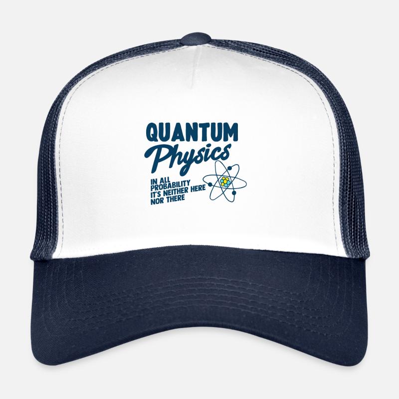 Quantenphysik Physics Atom Molekül - Trucker Cap - Weiß/Navy