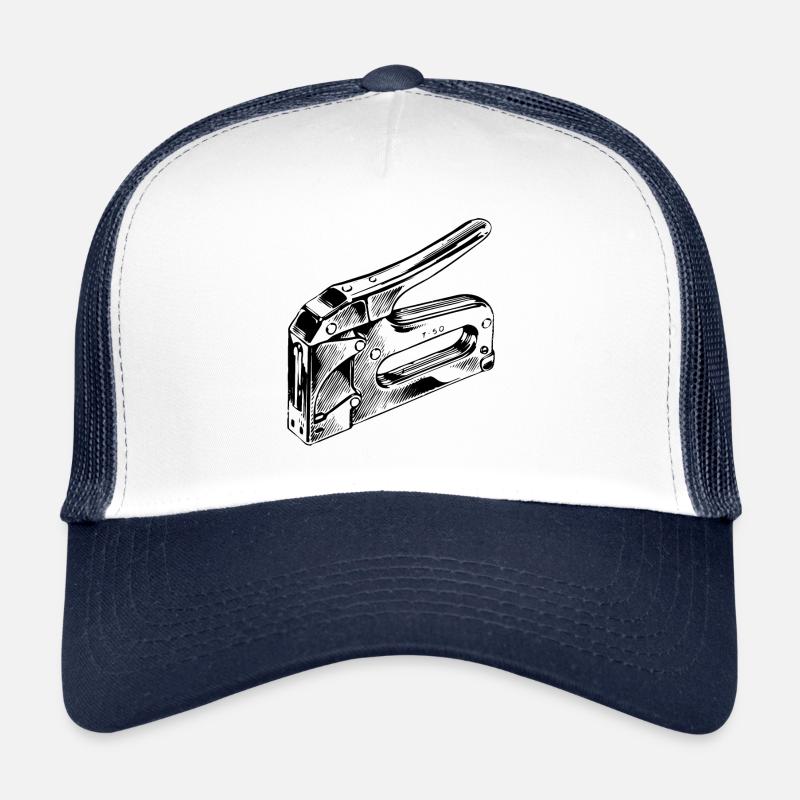 Tacker - Trucker Cap - Weiß/Navy