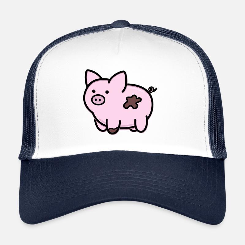 Mignon petit cochon Casquette trucker 