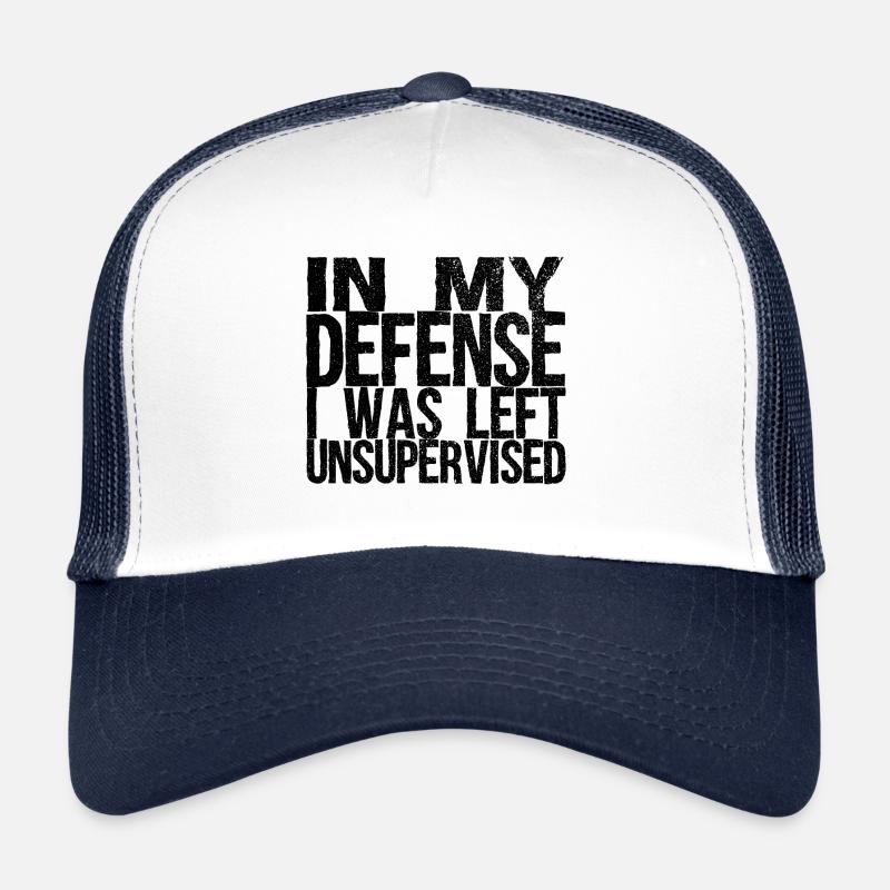 J’étais sans surveillance idée cadeau Casquette trucker 