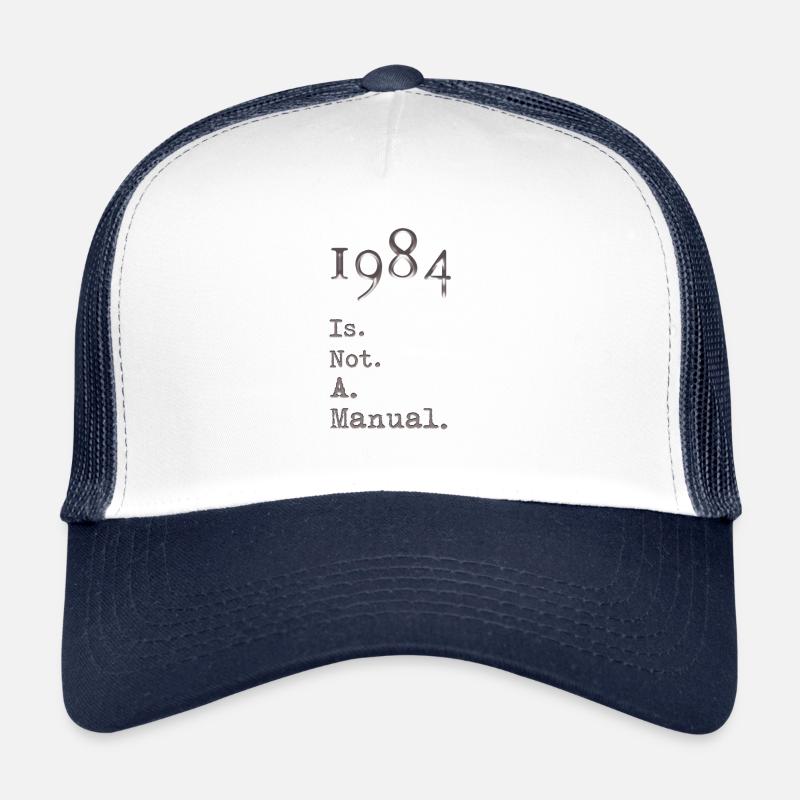 1984 Is. Note. A. Manual. - Trucker Cap - white/navy