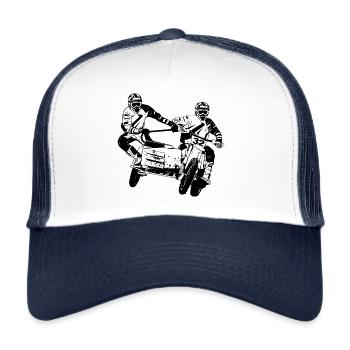 Sidecarcross - Sidecar Moto Cross - Trucker Cap - white/navy - Front
