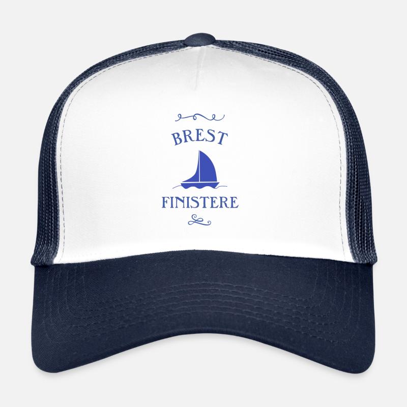 brest finistère boot geschenk bretagne t-shirt Trucker Cap