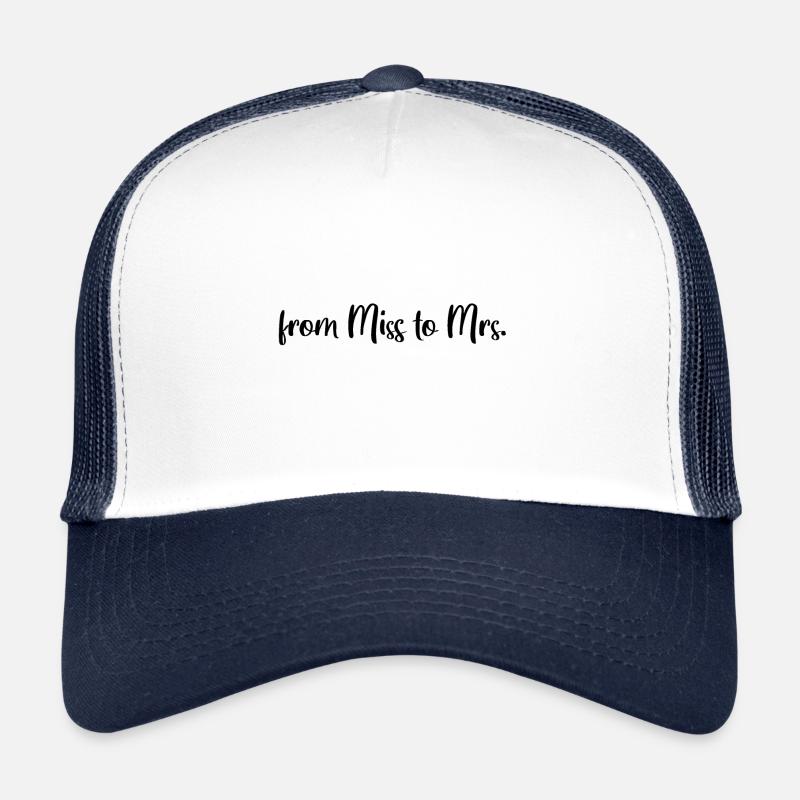 de Mlle à Mme Casquette trucker 