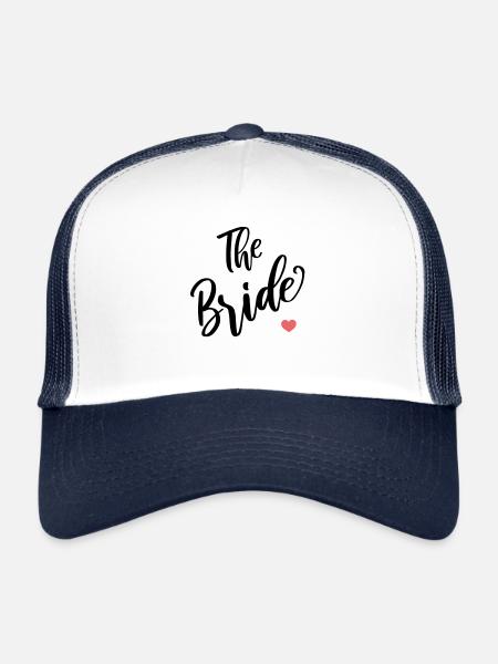 The Bride - Trucker Cap - white/navy - Front