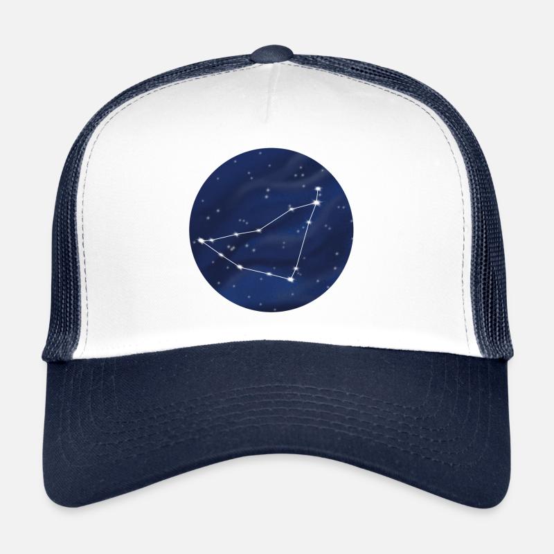 Signe du zodiaque de la constellation du Capricorne Casquette trucker 