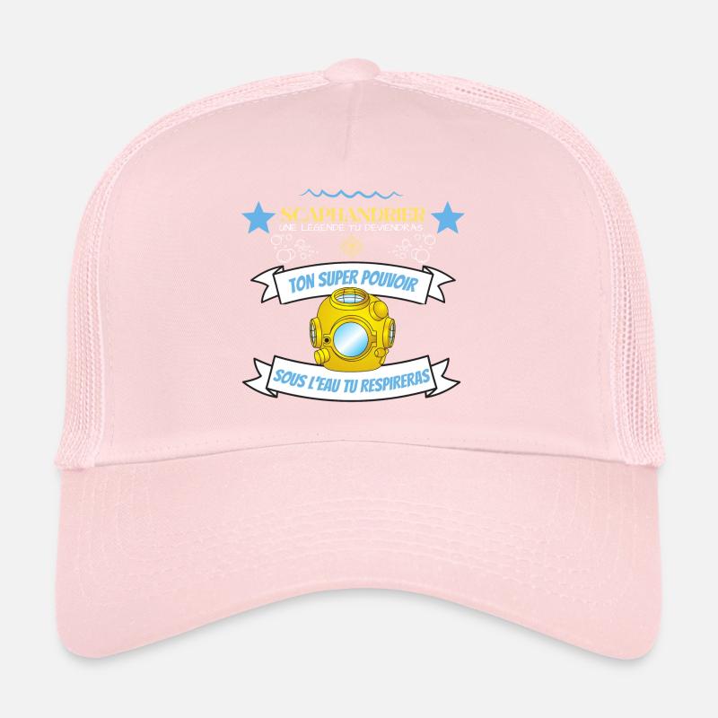 scaphandrier légende idée cadeau et tshirt Casquette trucker 