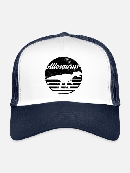 Allosaurus - Trucker Cap - Weiß/Navy - Vorne