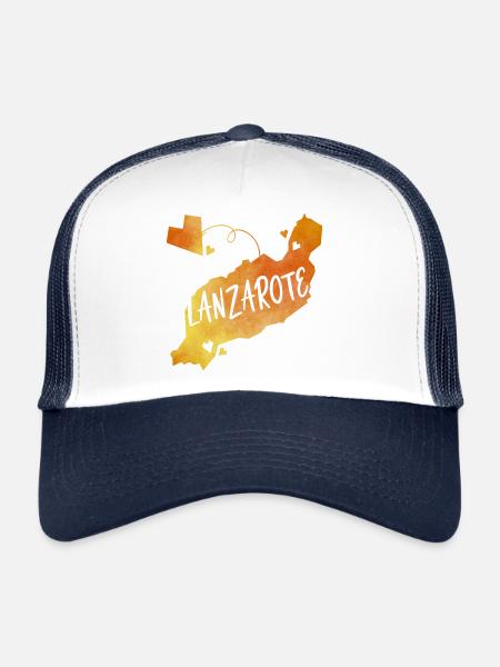 Lanzarote - Trucker Cap - white/navy - Front