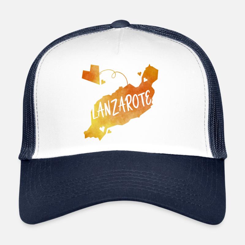 Lanzarote - Trucker Cap - Weiß/Navy