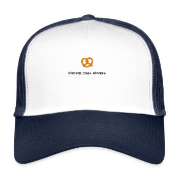 München Digga München | Stadt München | Münchener - Trucker Cap - Weiß/Navy - Vorne