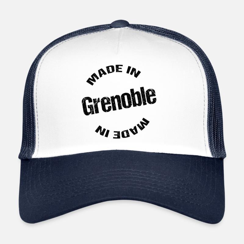 made in grenoble - Trucker Cap - white/navy
