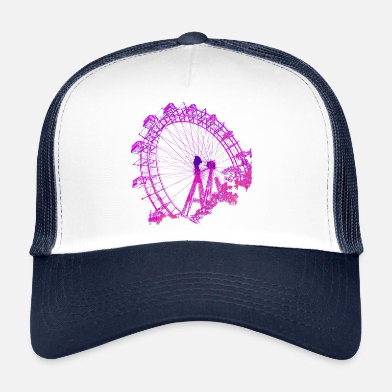 Grande roue géante de Vienne dans le Prater, point de repère de Vienne Casquette trucker 