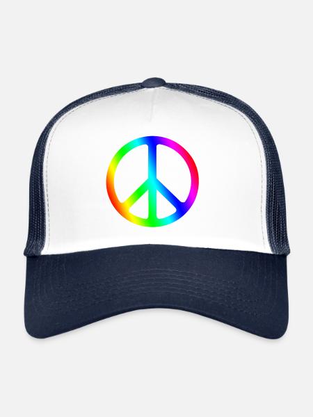 Peace - No war - Trucker Cap - white/navy