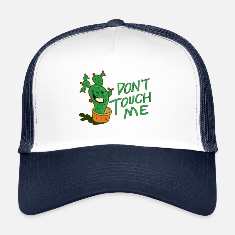 Lustiger Kaktus Gärtner Spruch Don`t touch me Trucker Cap