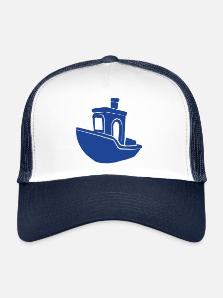 Le Bateau Benchy IV - Trucker Cap - white/navy - Front